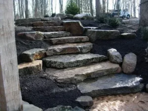 natural stone landscaping services in Brampton