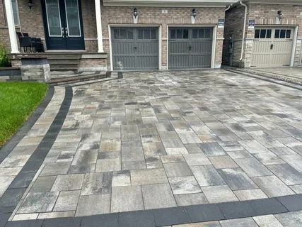 Driveway Interlocking Pavers Installation Ontario