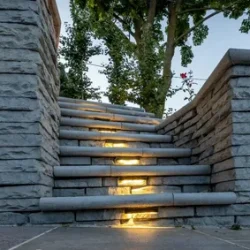 Interlocking Wall Installation in Brampton